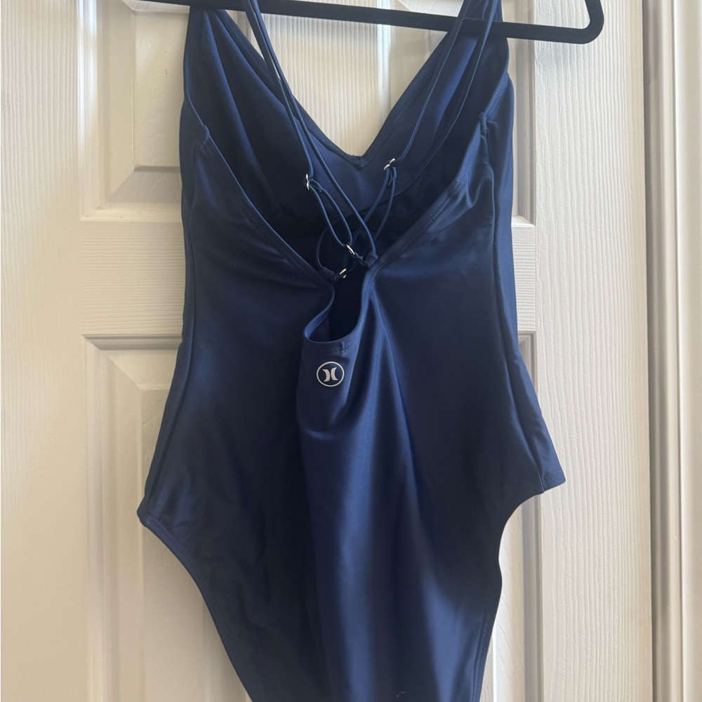 Hurley Criss Cross back one piece swimsuit - Picture 2 of 3